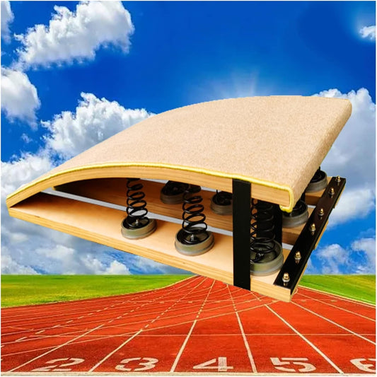 Hard Wood Gymnastics Springboard for Home, Vaulting High/Long Jump Flips Gymnastics Wushu Training, Adult Teens Sport Equipment